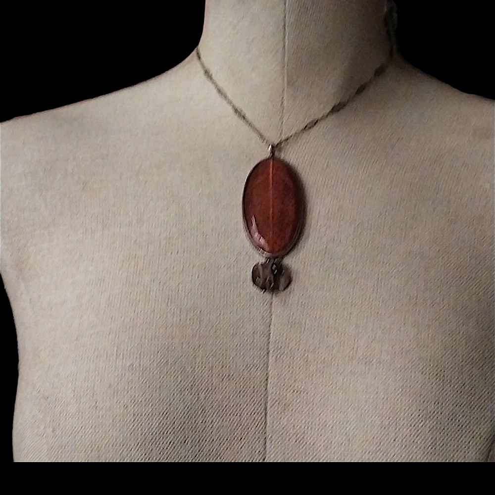 Silpada Sterling Silver Soursop Leaf Pendant